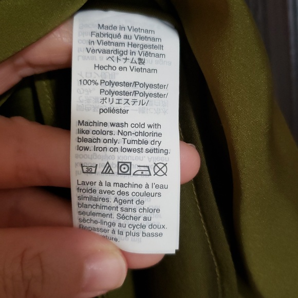 NWOT J Crew Midi Pull-on Slip Skirt In "Olive", XL - Picture 4 of 6